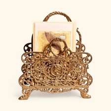 Vintage filigree brass for sale  North Scituate