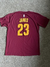 Camiseta Adidas Cleveland Cavaliers LeBron James #23 tamanho grande NBA comprar usado  Enviando para Brazil