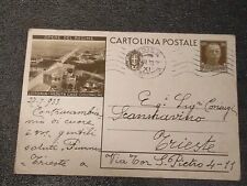 Cartolina postale 1933 usato  Zandobbio