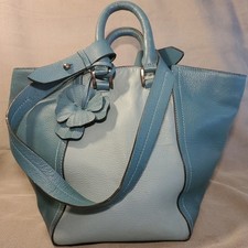 Bolsa feminina Heather's Closet, couro azul-petróleo de dois tons, tamanho médio. comprar usado Bolsa feminina Heather's Closet, couro azul-petróleo de dois tons, tamanho médio. comprar usado  Enviando para Brazil