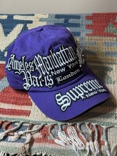 Usado, Chapéu Supreme City Patches 6 painéis roxo 2023 comprar usado  Enviando para Brazil