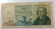 Italia 5000 lire usato  Valenzano