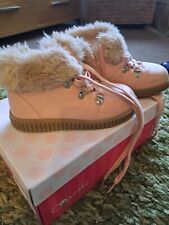 Girls pink faux for sale  HALIFAX