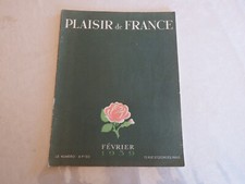 Ancienne revue plaisir d'occasion  France