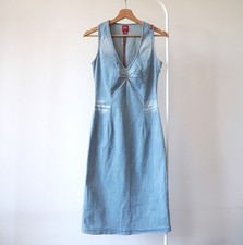 Używany, Miss Sixty vintage dżinsowa prana sukienka midi lato y2k made in Italy M (p21) na sprzedaż  PL