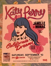 Folheto vintage 2011 Katy Perry "The California Dreams Tour" comprar usado  Enviando para Brazil