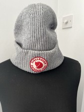 Fjallraven grey beanie for sale  WALSALL