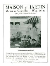 Publicité ancienne maison d'occasion  France
