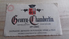 étiquette vin gevrey d'occasion  Quimperlé