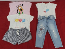 Usado, Calça jeans Zara meninas crianças tamanho 5 camisetas shorts looney tunes 5 peças comprar usado  Enviando para Brazil