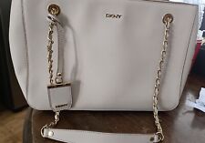 Dkny cream leather for sale  ILFORD