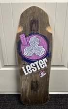 Tracker Skateboards Lester Kasai Oak Leaf reedição anos 80 skate deck, usado comprar usado  Enviando para Brazil