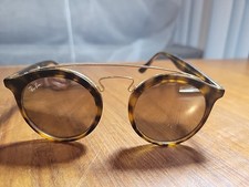 Óculos de sol Ray-Ban Gatsby RB4256 redondo Havana marrom espelhado pequeno. V Cool! comprar usado  Enviando para Brazil
