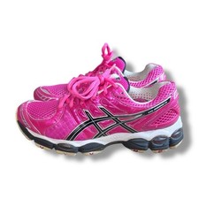 Tênis de corrida esportivo ASICS GEL Nimbus 14 rosa baixo feminino tamanho 6 comprar usado  Enviando para Brazil