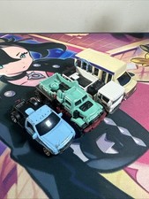 Usado, Lote de 4 Caminhões Matchbox - Ford F350, Road Mauler, Chevy Transit Bus - Jogado comprar usado  Enviando para Brazil