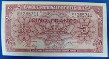 Billet belge francs d'occasion  Bully-les-Mines