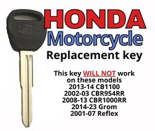 Honda keys motorcycle for sale  Ford City