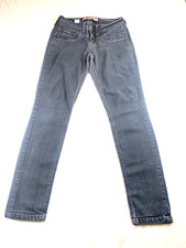 Calça jeans Colcci Tina jeans lavagem escura elástica cintura média jeans skinny tamanho 2 EUA comprar usado  Enviando para Brazil
