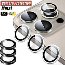 Protetor de anel de lente de vidro temperado metal câmera para iPhone 13 14 15 16 Pro Max comprar usado  Enviando para Brazil