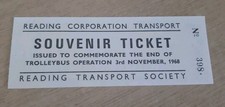 Farewell reading trolleybuses for sale  WATFORD