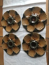 Assiettes huîtres coquillages d'occasion  France
