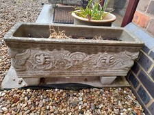 Pair carved stone for sale  WELWYN