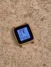 Smartwatch Pebble Time aço 511 corpo de aço inoxidável dourado.  ** FUNCIONANDO ** comprar usado  Enviando para Brazil