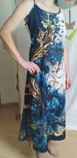 Satinkleid maxikleid maße gebraucht kaufen  Weischlitz
