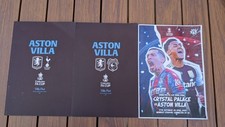 Aston villa programs for sale  IPSWICH