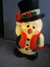 Vtg snowman illuminated for sale  Sicklerville