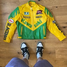 Vintage kawasaki leather for sale  KIRKCALDY