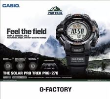 TERMÔMETRO SOLAR DIGITAL CASIO "Protrek" (3415) PRG-270 COMPASS ALTI/BARÔMETRO comprar usado  Enviando para Brazil