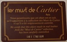 Must cartier certificat gebraucht kaufen  Brück