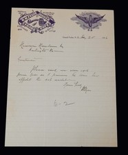 1916 business letterhead for sale  Marina