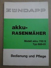 Zündapp rasenmäher akku gebraucht kaufen  Wiesloch