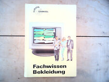 Buch fachwissen bekleidung gebraucht kaufen  Massing