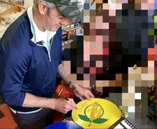 Disco de vinil pintado personalizado assinado por limonada G Love com foto exata PROVA  comprar usado Disco de vinil pintado personalizado assinado por limonada G Love com foto exata PROVA  comprar usado  Enviando para Brazil