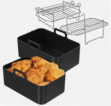 8pcs air fryer for sale  LEICESTER