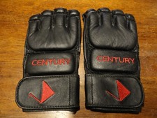 Usado, Luvas de treino Century MMA couro/vinil palma aberta, tamanho adulto M comprar usado  Enviando para Brazil