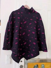 Lagenlook walkwolle poncho gebraucht kaufen  Diepholz
