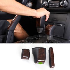 Capa de botão de câmbio de marchas couro grão madeira 3X para Mitsubishi Pajero Montero 06-19 comprar usado Capa de botão de câmbio de marchas couro grão madeira 3X para Mitsubishi Pajero Montero 06-19 comprar usado  Enviando para Brazil