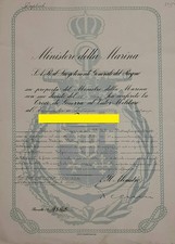Regia marina diploma usato  Roma