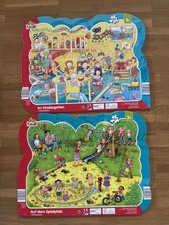 Kinderpuzzle 2er set gebraucht kaufen  Markt Schwaben