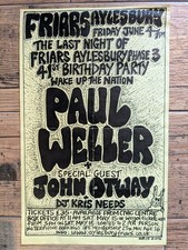Paul weller friars for sale  KIDLINGTON