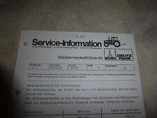 Deutz fahr service gebraucht kaufen  Weinheim