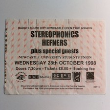 Stereophonics newcastle univer for sale  BEWDLEY