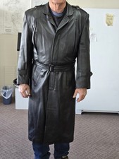 Quality leather trench for sale  Sparks