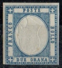 francobolli province napoletane usato  Solza