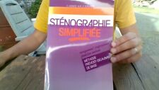 Stenographie simplifiee method d'occasion  Dirinon