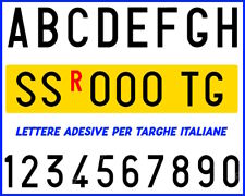 Lettere adesive targa usato  Caserta